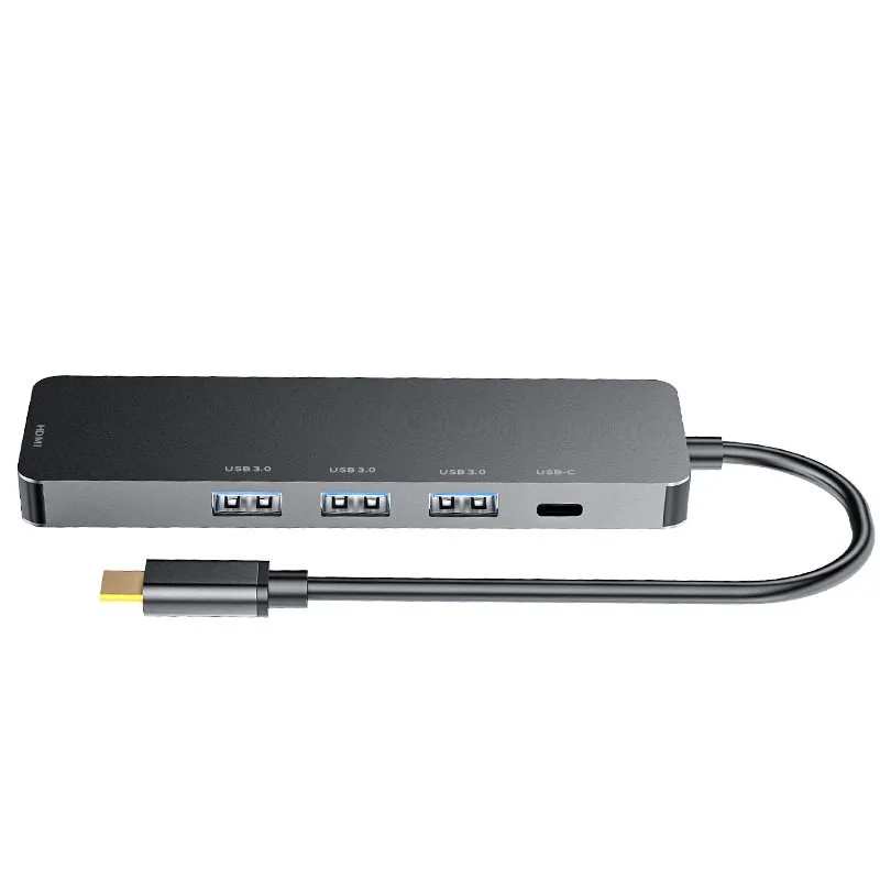 Multi‑Port 5 In 1 USB‑C Hub Adapter With 4K HDMI PD Power Supply USB3.0 Interface For Type‑C Notebook Computer
