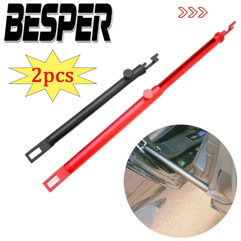 

2Pcs Adjustable Car Door Trunk Support Rod Aluminum Alloy Auto Detailing Repair Tool for Car Body Wrapping & Film Installation