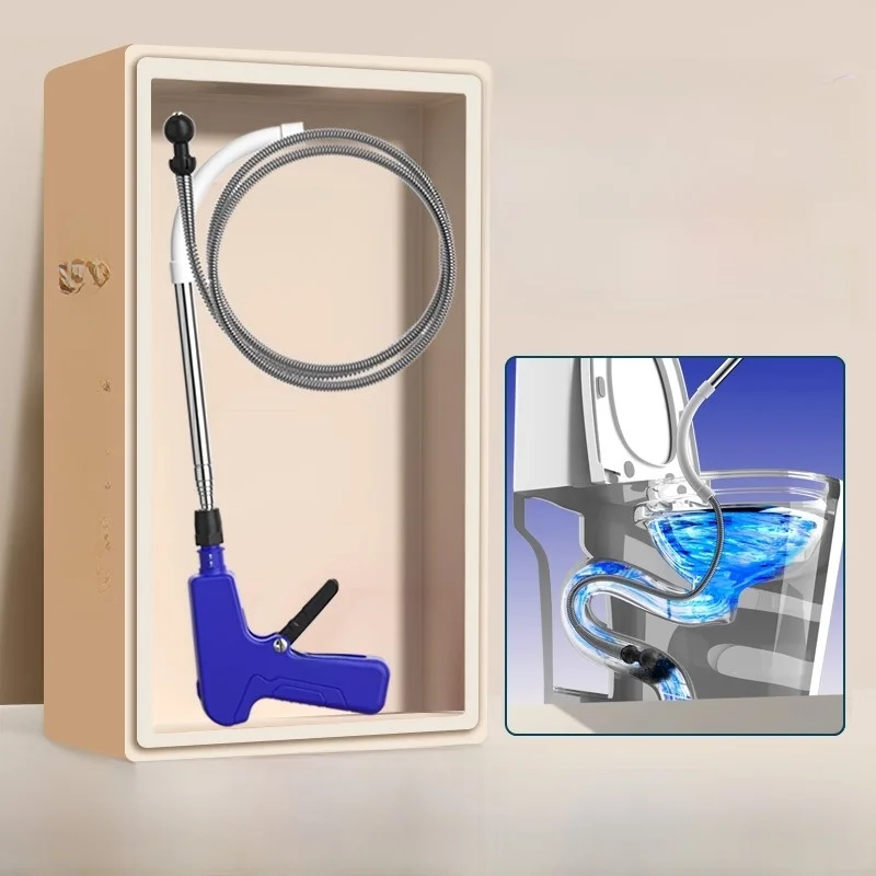 

Инструмент для прочистки труб унитаза и кухонных раковин Easy Bend, специальное оборудование для уборки дома и ванной комнаты, бренд Gold Luohe