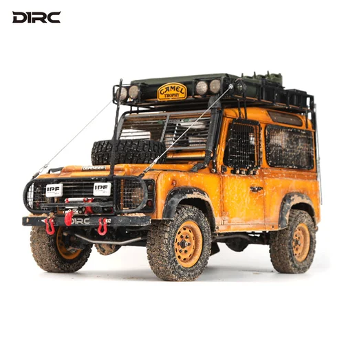 2025 Nowy Otwarty D1RC D90 Defender Camel Trophy 1/10 Rc Crawler Metalowy Rc Crawler.