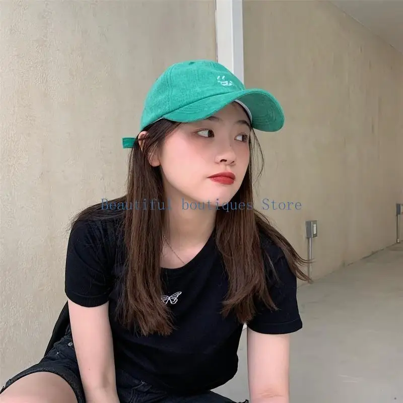 U4LF Baseball Cap Peaked Cap Embroidery Baseball Hat Dad Hat Curved Visor Adjustable Soft Hip Hop Hats Outdoor Sunscreen Hat