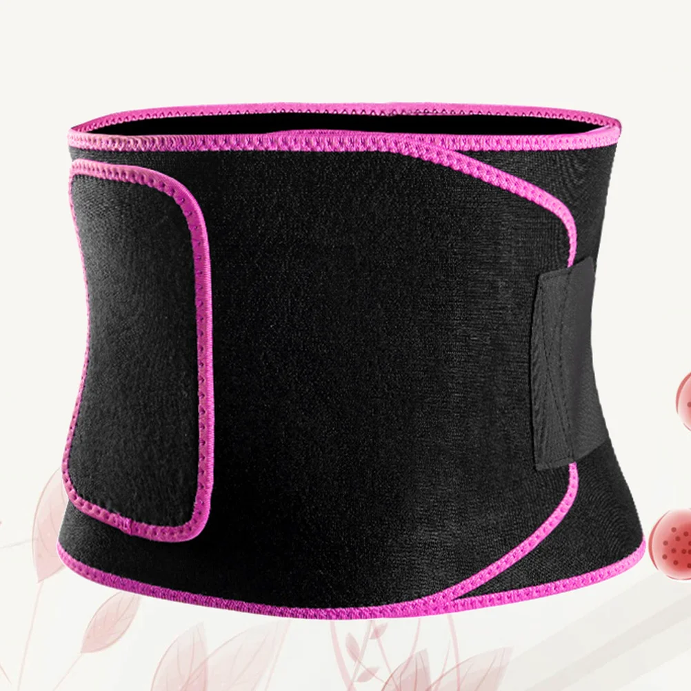 

Breathable Adjustable Back Waist Support Belt Strong Compression Lumbar Brace Strap Stretchable Elastic Fitness Pink