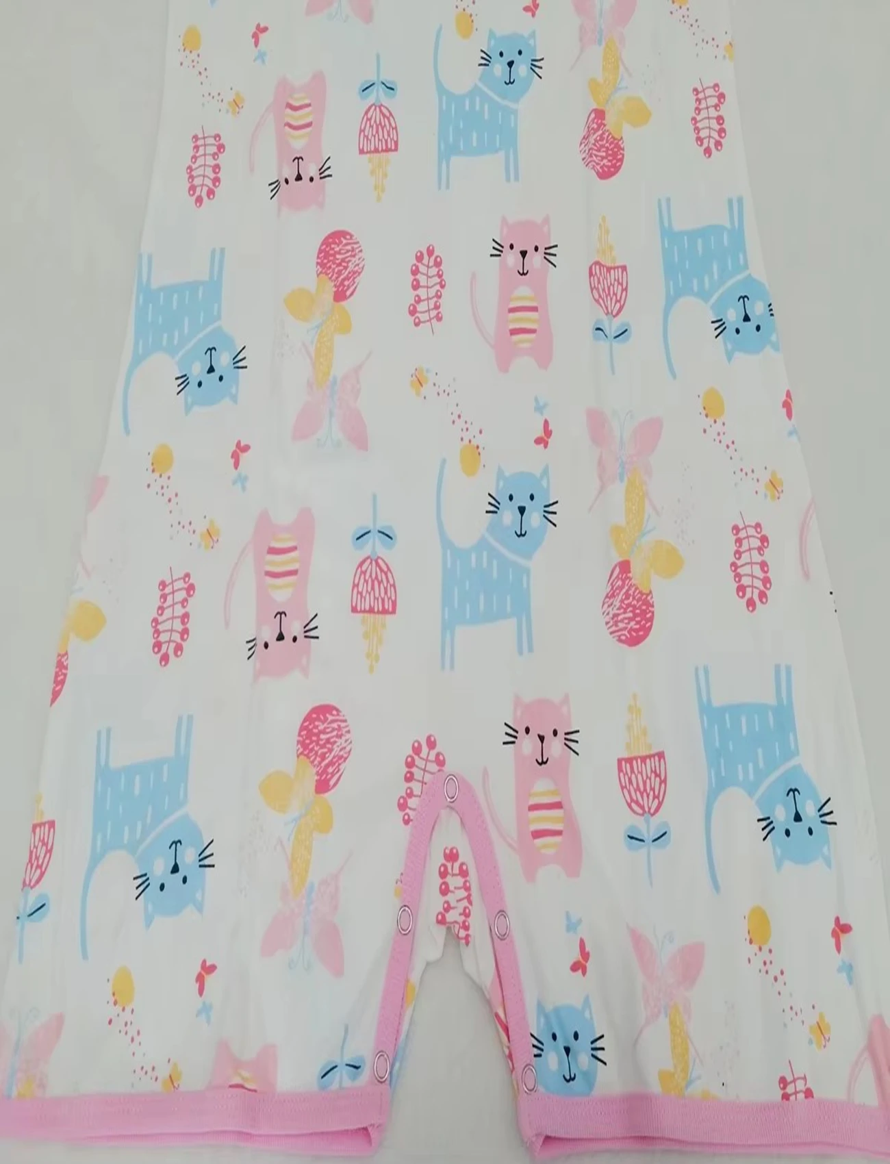 Mèo Hồng Bodysuit Kèm Chân Váy/Người Lớn Onesie/Người Lớn Bodysuit/Người Lớn Bé Romper Áo Liền Quần Đùi/Abdl Quần Áo/in Hình Người Lớn Bodysuit