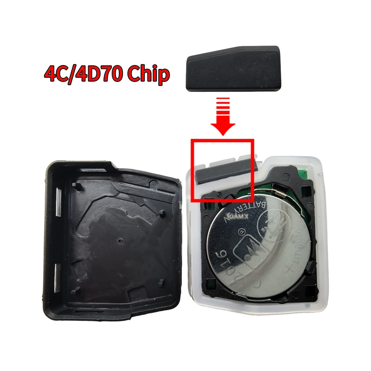 Jingxin P/N: 89071-0D010/89071-0D030/89071-05010 433MHz 4D70/4C Chip TOY47 Lâmina Chave do carro para Toyota Corolla Yaris Avensis 1998+