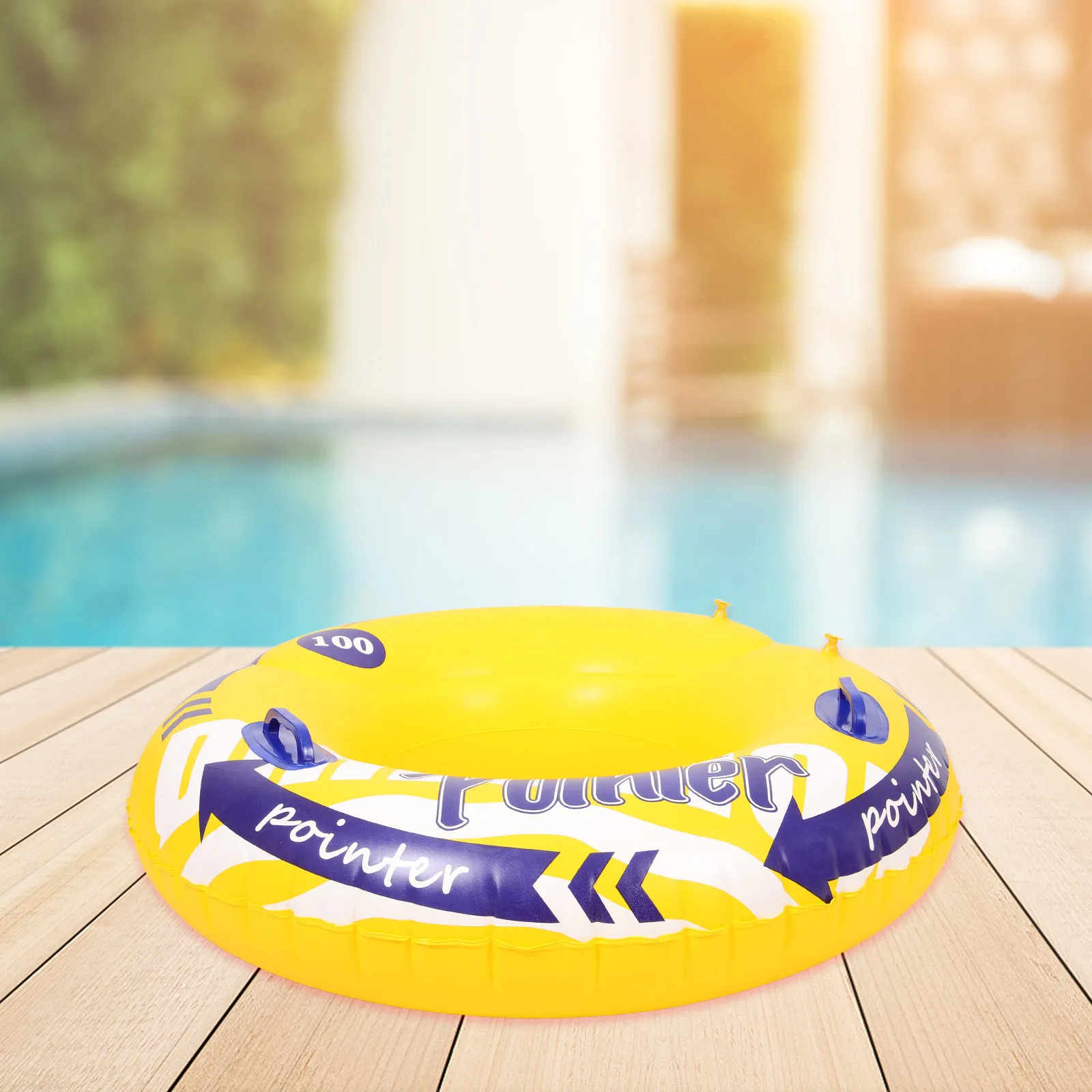 

Надувной плавательный круг из ПВХ для улицы, безопасный, портативный, для взрослых, для бассейна, пляжа, летних водных развлечений