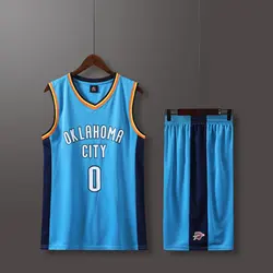 NEW 24/25 Men's sports kit American WESTBROOK  Fans Basketball Jerseys Men and kids game team  uniform training Vest and shorts