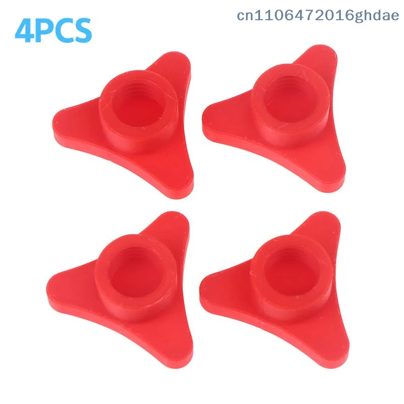 

（Summer6）4 Pcs Glass Glue Caps - Durable Plastic Sealing Caps For Standard Glue Bottles, Portable Decoration Tools