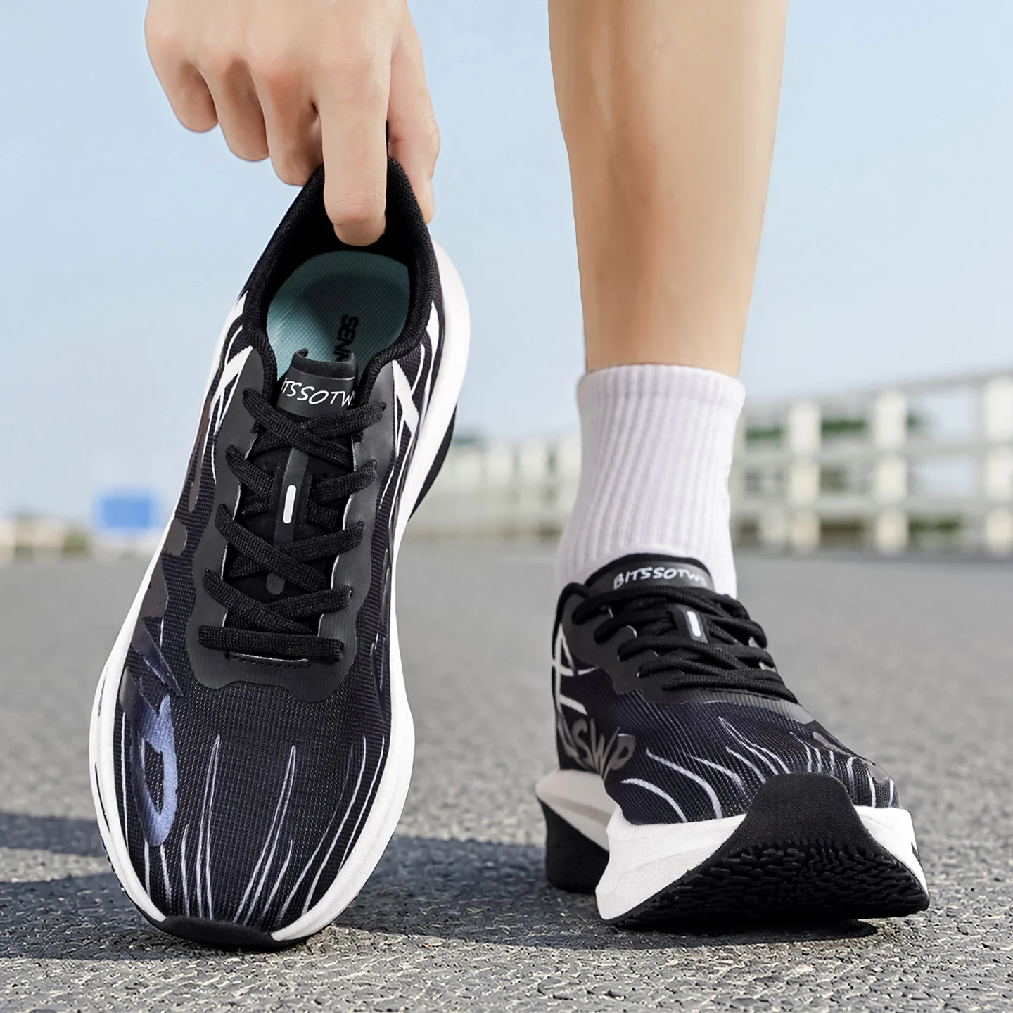 Freizeitsportschuhe für Herren, Ganzjahres-Freizeitschuhe für Herren, Outdoor-Sport-Laufschuhe für Herren, Freizeitschuhe mit dicker Sohle und erhöhter Absatzhöhe, geeignet für Outdoor-Aktivitäten, Fitness, Straßenjoggen, vielseitige, modische und trendige Freizeitschuhe, geeignet für alle Jahreszeiten – Detail 25