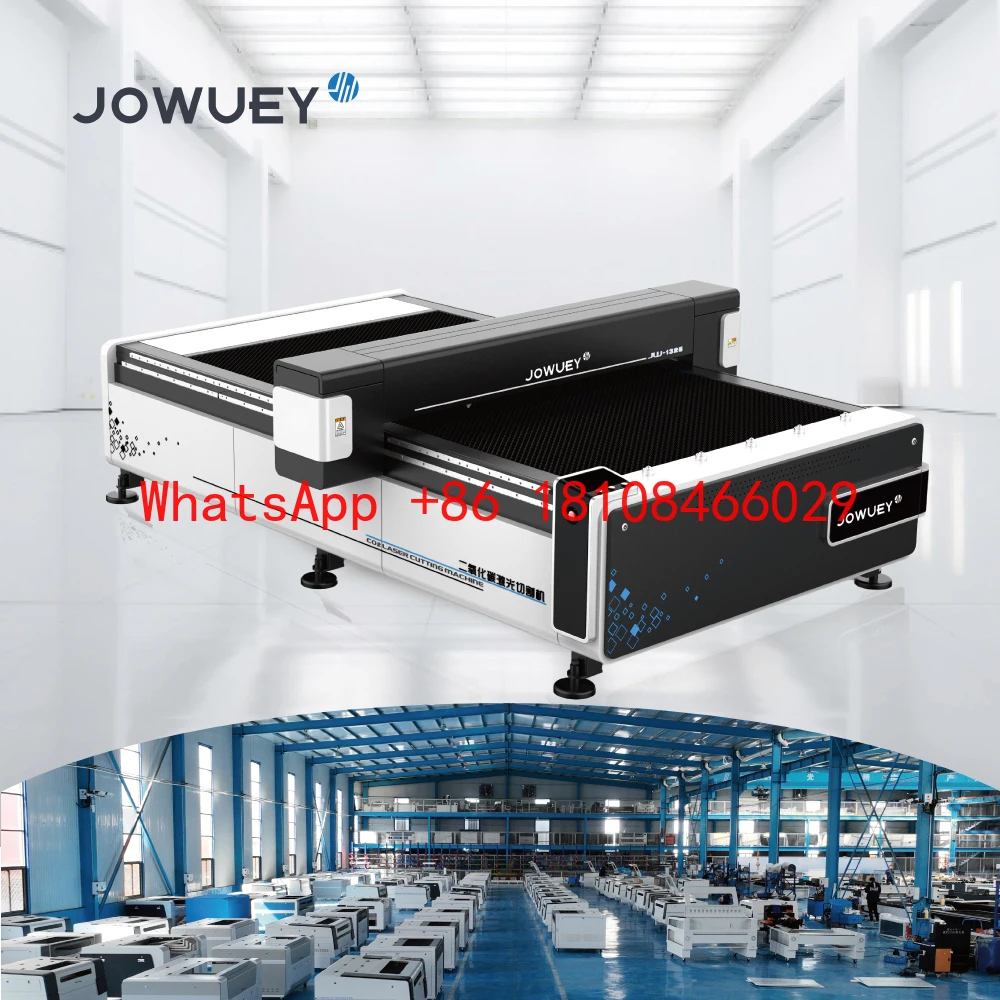 JOWUEY 1325 CNC CO2 Laser Cutting Machine for Metal Wood Acrylic & Fabric-100W-300W Water-Cooled 3-Axis AI Compatible