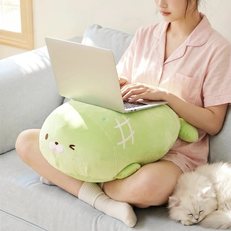 Colourful Seal Plush Soft Comfortable Chubby Huggable Pillow Sofa Backrest High Quality Gifts