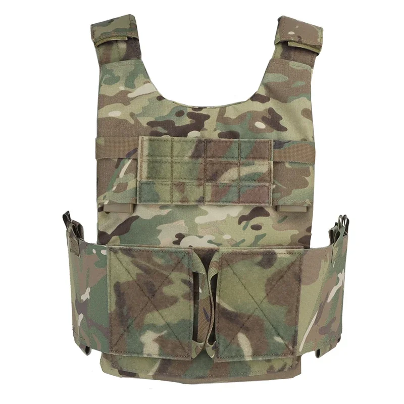 Tactical LV-119 System Front Overt Plate Bag Vest Carrier Side Magazine Pouch 2.5 Inch Buckle Hunting Airsoft