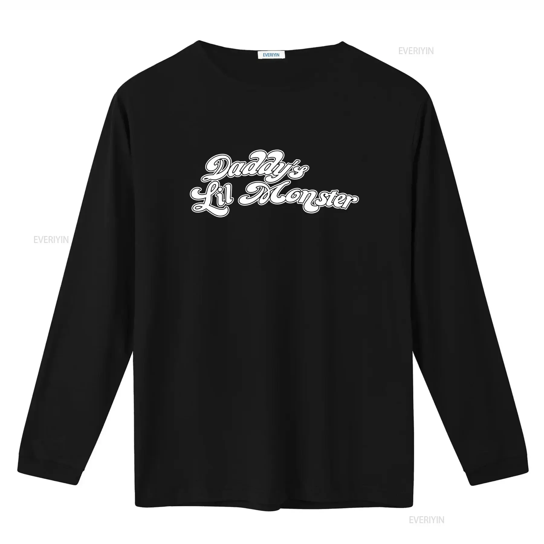 Daddys Lil Monster Sayings Fun T Shirt Sizes S to 5XL vintage Washed designer clothes Versatile Comfortable fashion graphic