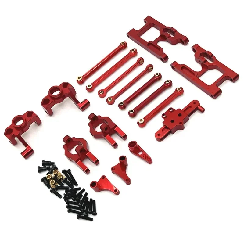 Wltoys 124006 12423 12427 12428 12429 Metal Upgrade Parts Kit Steering Cup Steering Assembly Link Rod 1/12 RC Car Accessories