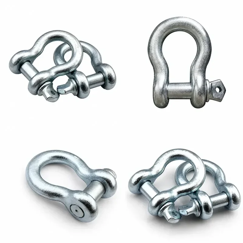 25T High Strength Bow Shackle 1-3/4 Inch Heavy Duty American Type For Sailing Crane Rigging Hardware