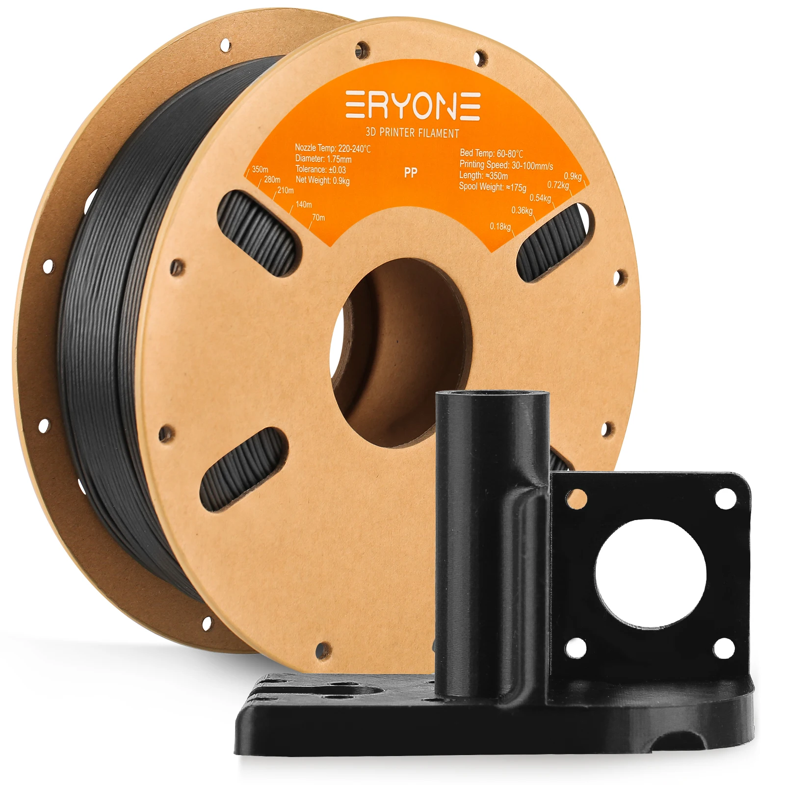 

ERYONE 1KG/3KG/7KG/11KG Standard PP Filament for 3D Printer, 3D Printing Filament PP 900g/SpoolPolypropylene Filament