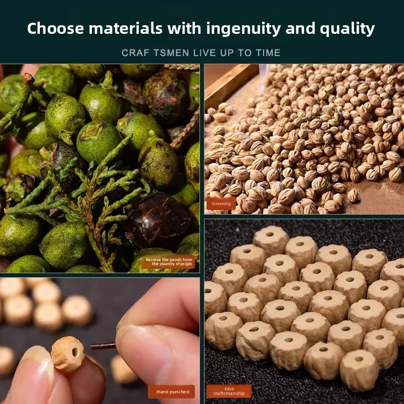 اليدوية قسط 108 الخرز العاطفة البذور سوار النمط التبتي مستقيم قطع حفرة عميقة سطح أملس دائرة واحدة بذور الصنوبر #3