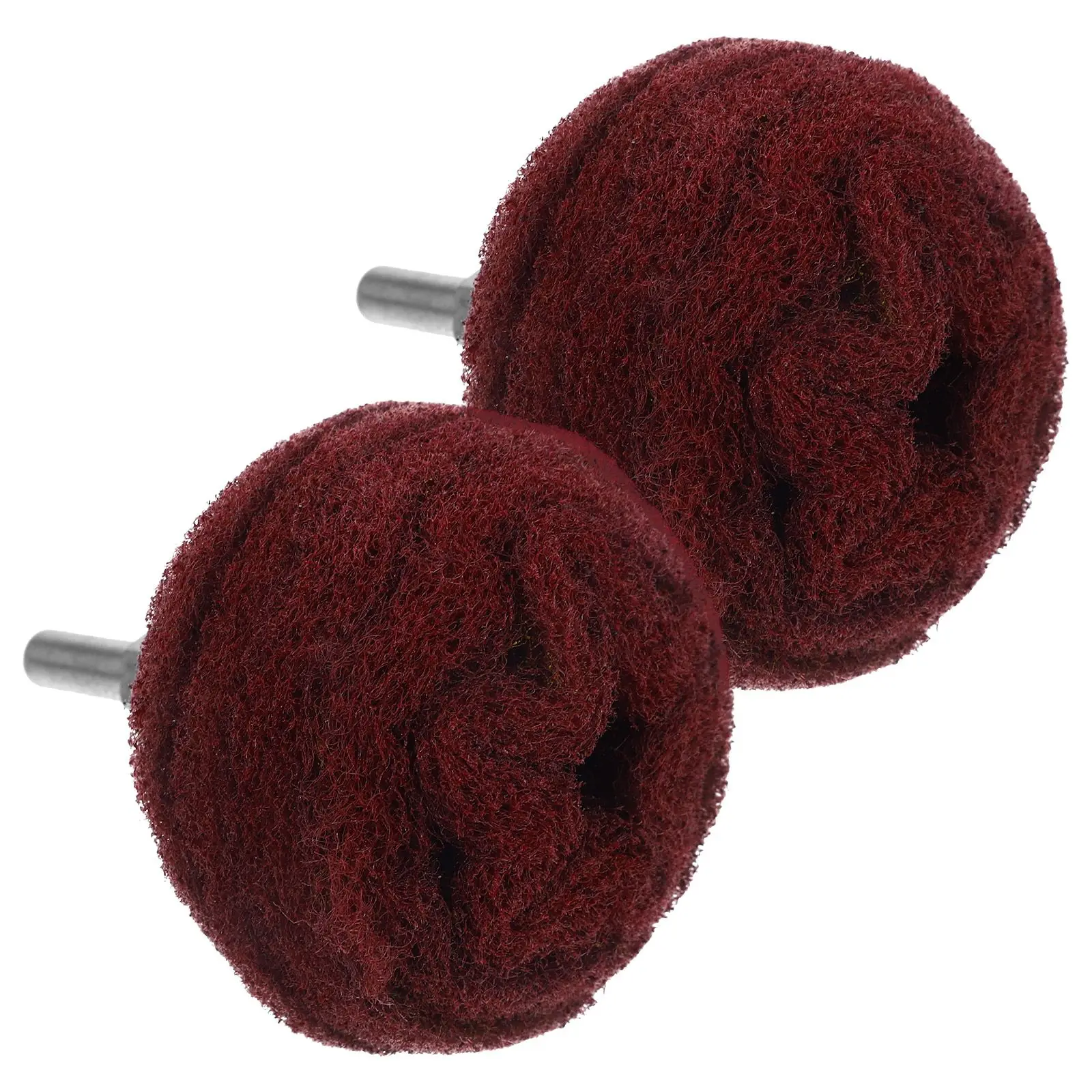 

2Pcs Polishing Wheel Set 6x50mm Red Abrasive Buffing Wheels Drill Cleaning Sanding Accessories Kit Multi Tool Surface
