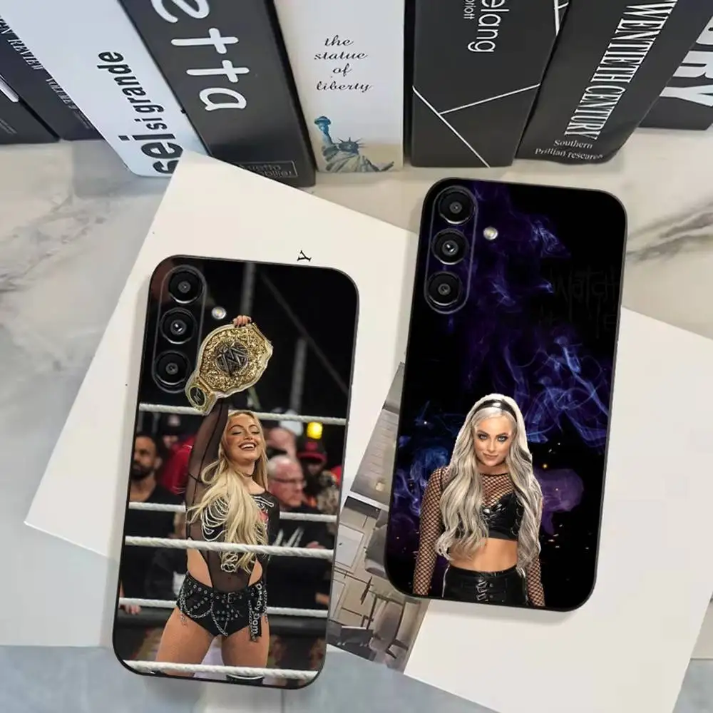 

W-WWE L-Liv Morgan Phone Case For Samsung Galaxy A20,A21s,A22,A31,A32,A52,A53,A72,73,A80 Soft Black Cover
