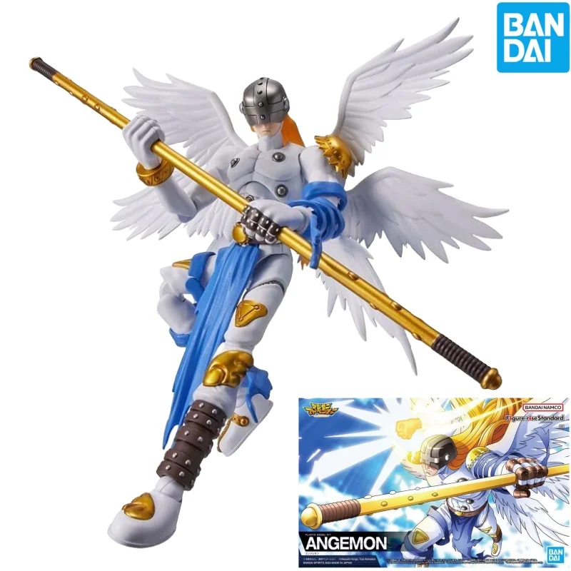 

Bandai Original Figure-rise Standard Anime Digimon Adventure Angemon Action Figure Assembly Model Collectible Anime Toy