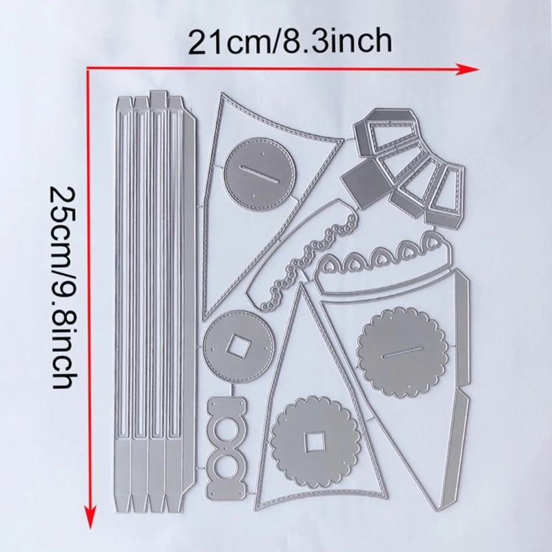 3D Umbrella Metal Cutting Dies for Scrapbooking