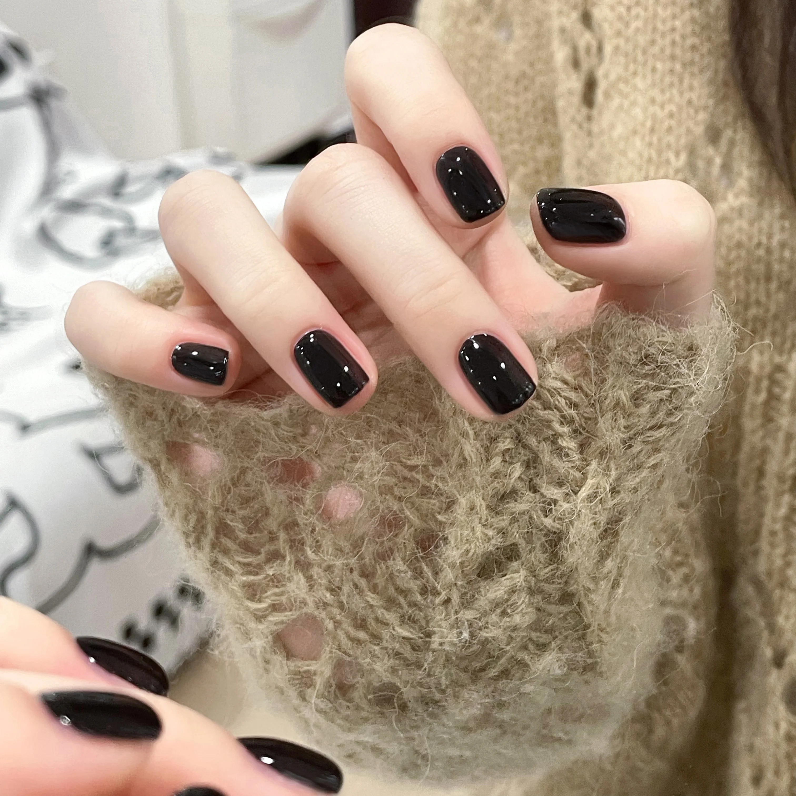 S25 10ml MARK MY SOUL Dark Night Solid Color Glossy Oil Based Non Peel Nail Polish