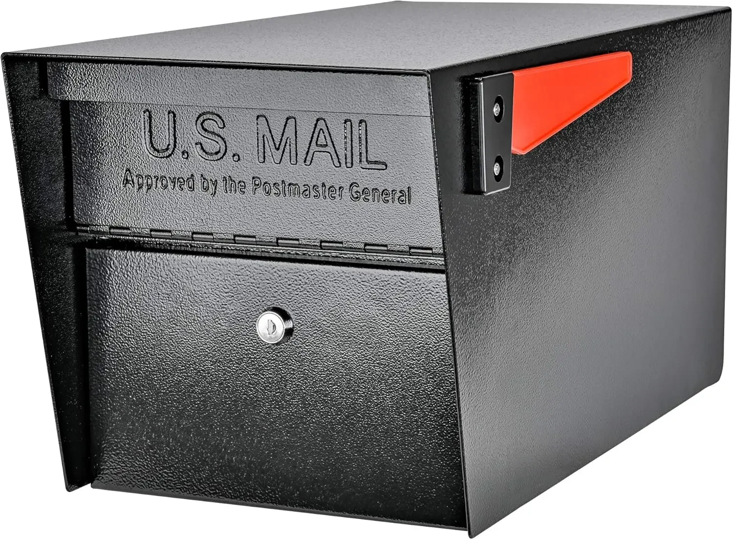 Mail Manager Curbside Locking Security Mailbox, Black,Large