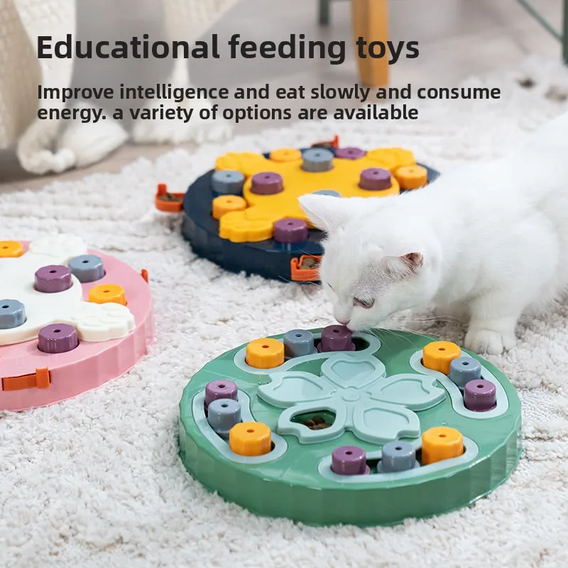 

Dog Bowl Cat Bowl Automatic Feeder Dog Training Boredom Educational Toys Cat Slow Food Leaking Toys Supplies