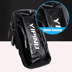 Impermeável Sports Gym Arm Bag, Fitness Running Arm Bag, Carteira de pulso Suporte do telefone Jogging, Braçadeira de bolsa, Acessórios de ciclismo