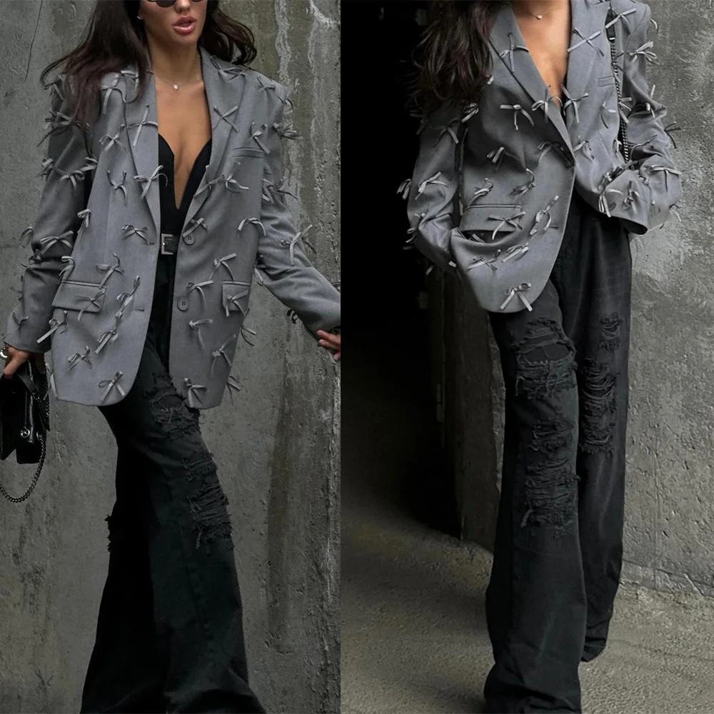 Abiti da cerimonia da donna Abiti eleganti Abiti eleganti con risvolto con visiera Cappotto e pantaloni per abito da donna in raso 2 pezzi personalizzato