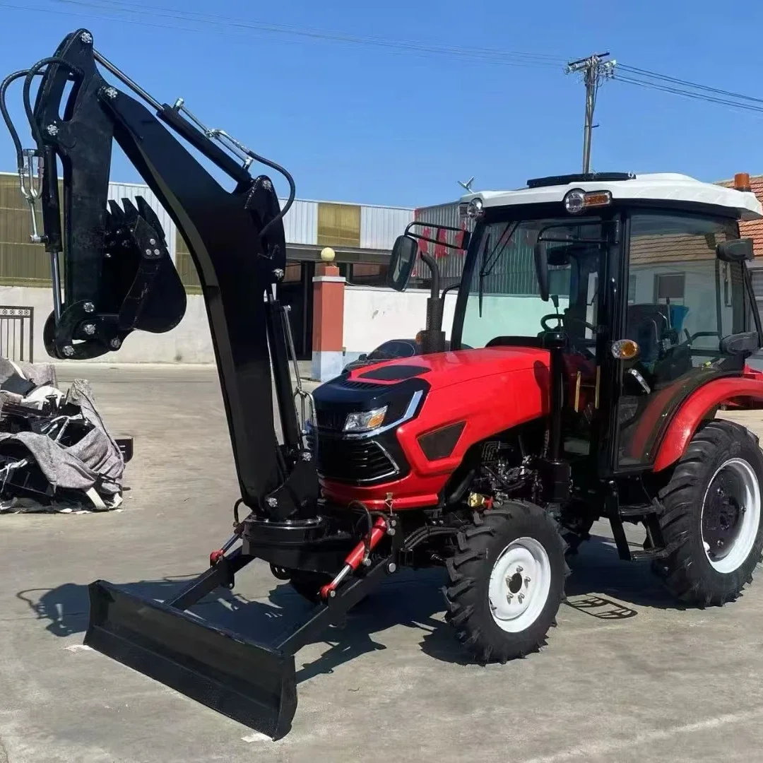 Hot-selling 4x4 Agricultural Loader Tractor Ranch Tractor Chinese Farm Tractor with Front Loader