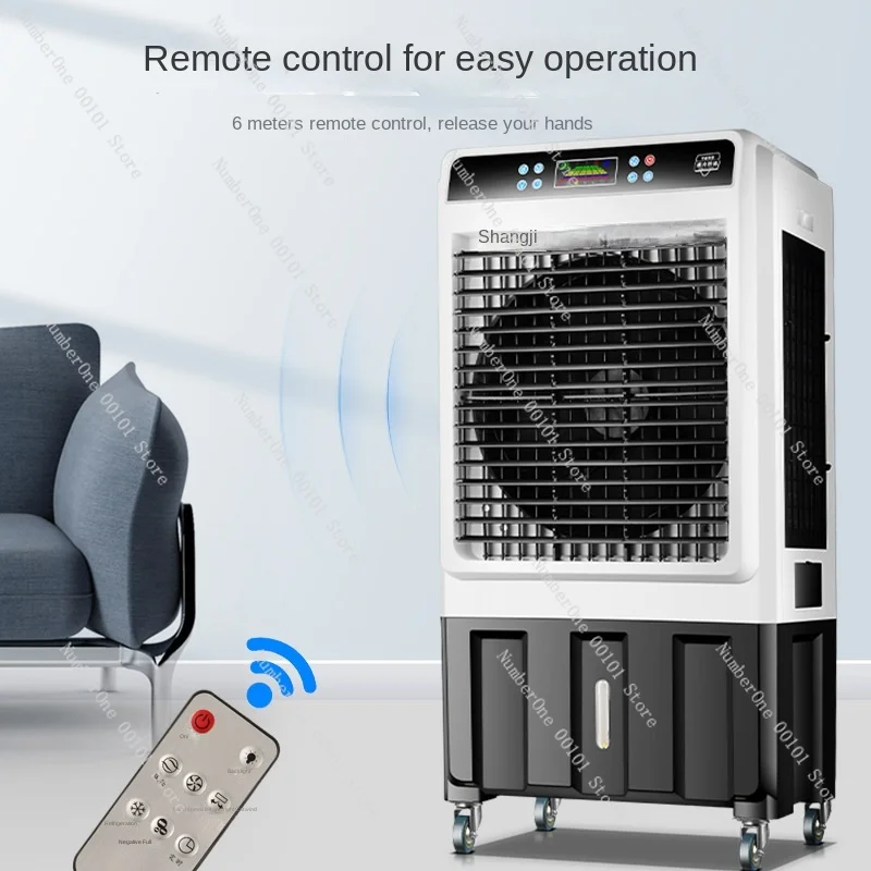 Air Cooler Industrial Large Commercial Environmental Protection Mobile Evaporative Air Conditioner Fan Single