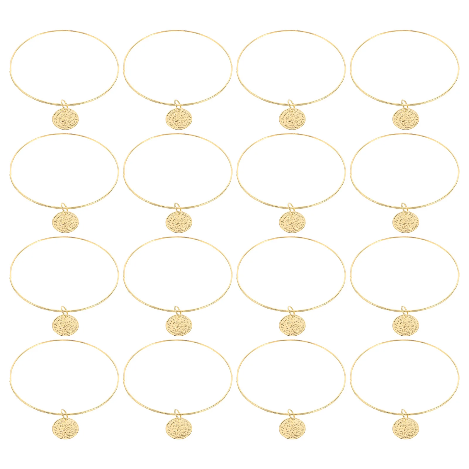 20개입 벨리댄스 수갑 스타일 팔찌 우아한 무용 손목 액세서리 전통 민족 장신구 무대 공연용