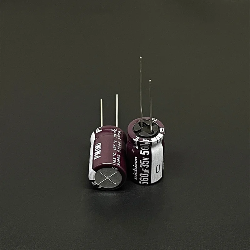 5pcs/50pcs 560uF 35V NICHICON PM Series 12.5x20mm 35V560uF Low Impedance Aluminum Electrolytic capacitor