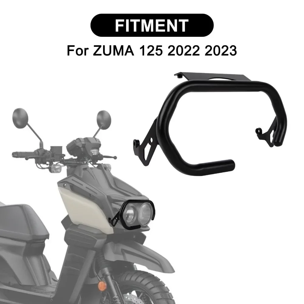 Osłona przedniego reflektora motocykla dla YAMAHA Zuma 125 2022 2023 Żelazne osłony ramy
