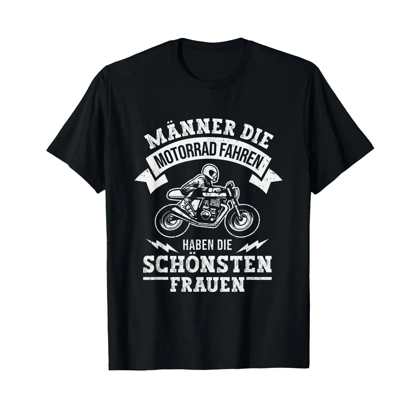 Männer die Motorrad Fahren Lustiges Motorradfahrer T Shirt vintage Washed Unisex fashion Stylish designer clothes
