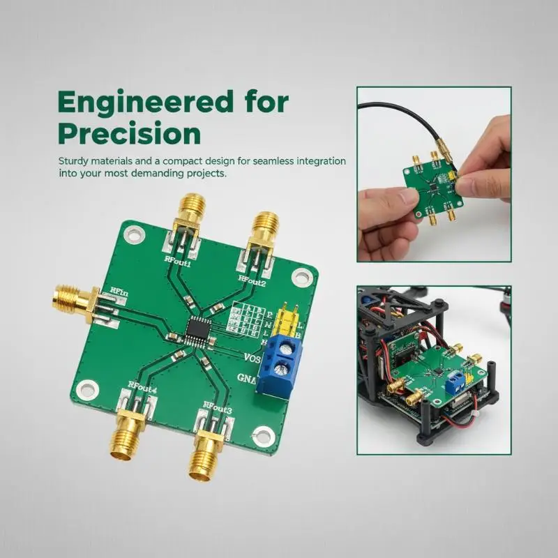 

HMC241 SP4T RF Switch 3.5GHz High Frequency Single Pole Four Throw Efficient Switching for RF Lab Research