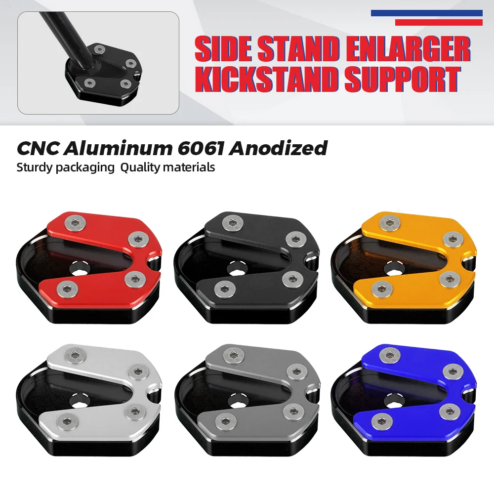 

Kickstand Support Plate Foot Side Stand Extension Pad For Piaggio Scooter LX Primavera Sprint 50 125 Sport ABS 150 Touring