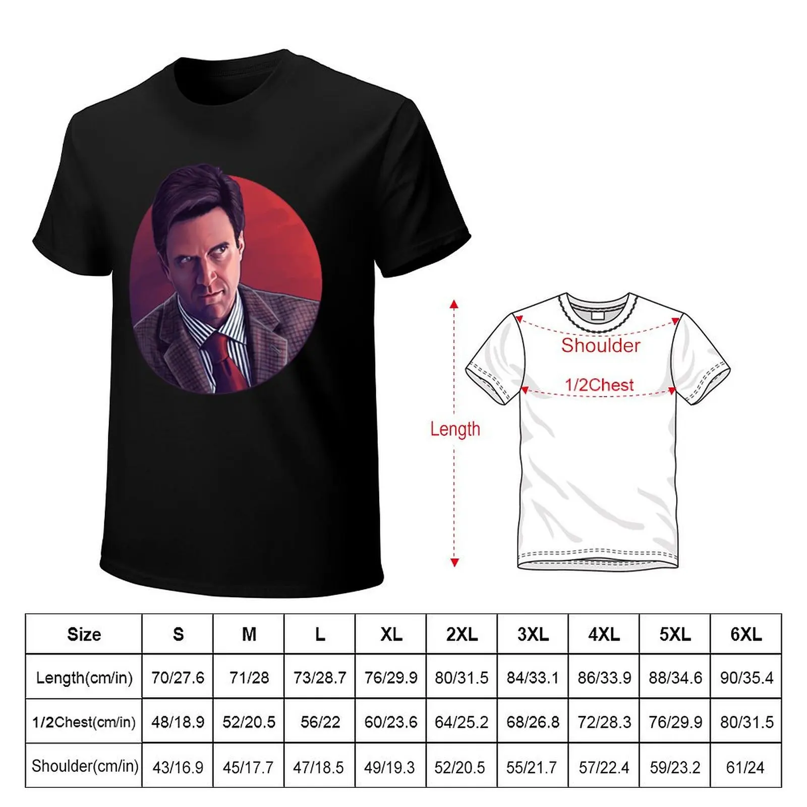 Frederick Chilton Red T-Shirt Breathable Gym Short Sleeve T-Shirt