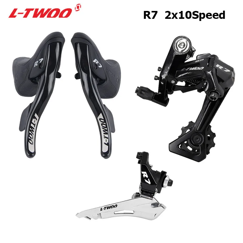 LTWOO R7 2X10S 20 Speed Road Bike Derailleur Shift Lever Front Rear Derailleur Groupset 10v 20v Bicycle Parts Compatible Shimano