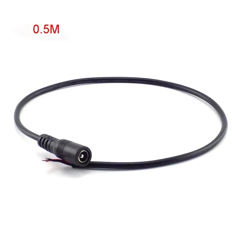 

0.25M/0.5M/1M DC 12V 22AWG 5.5*2.1mm Power Cable Extension Female Connector Power Supply Adapter for CCTV Camera LED Strip Light