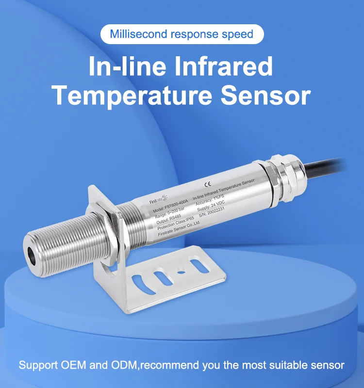 Firstrate FST600-400A berührungsloser Online-Infrarot-Temperatursensor 4 20 mA Thermoelement-Infrarot-Temperatursensor
