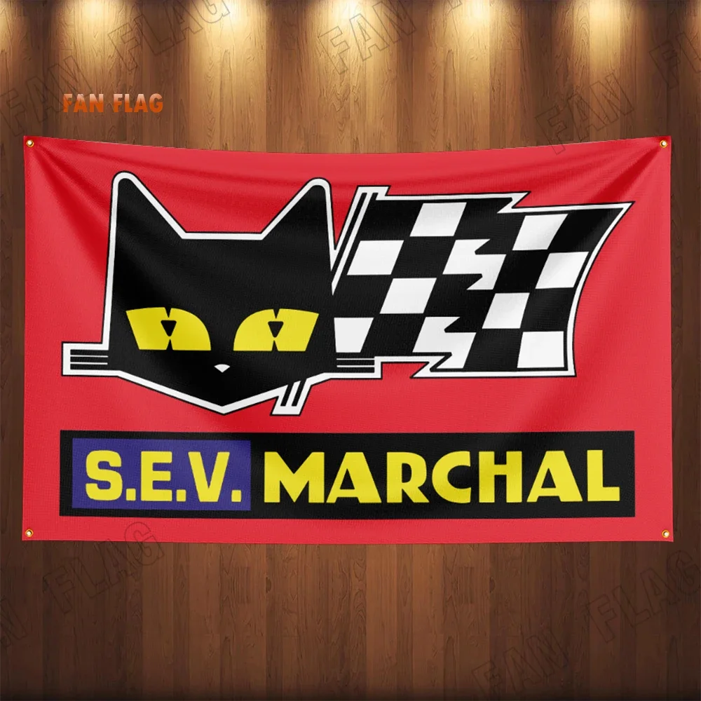 90x150CM SEV Marchals Auto Parts Flag Car Truck Motor Parts Accessories Banner Garage Outdoor Decoration Tapestry Poster