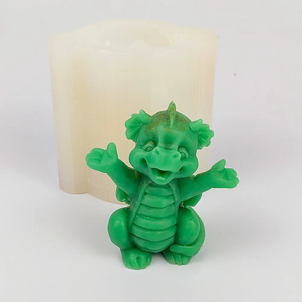 

Happy Little Dragon Hands Open Moulds Soap Molds Silicone 3D Candle Mold Wedding Birthday Valentine's Day Clay DW0495 PRZY