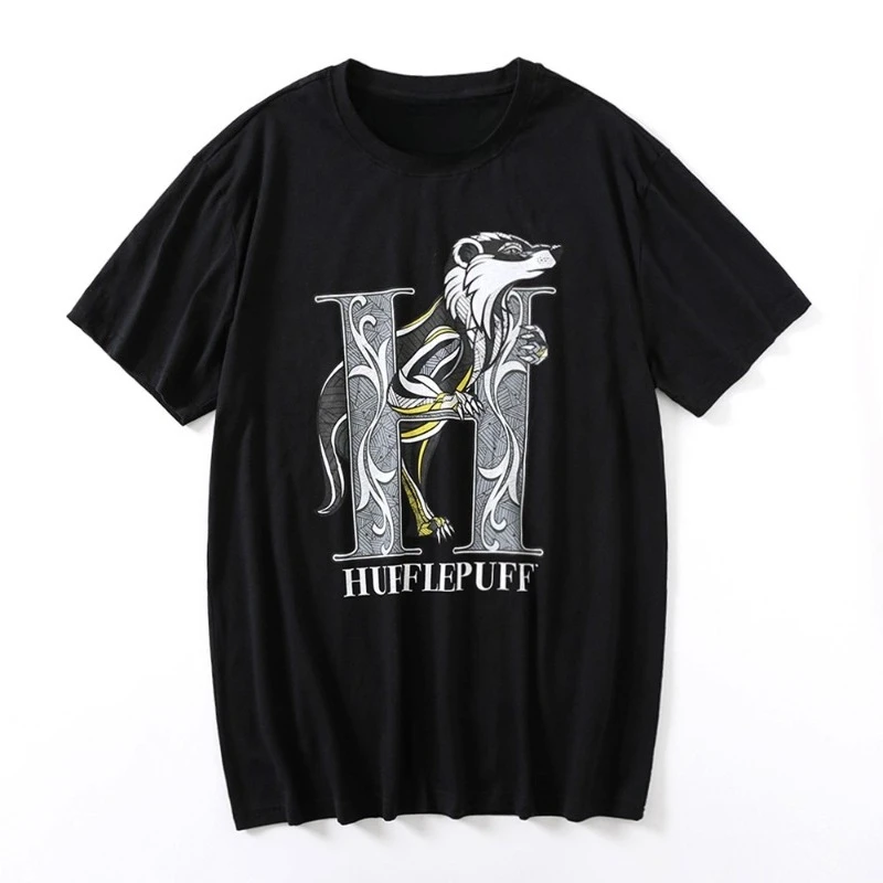 

Летний бестселлер, футболка Гарри Поттера, футболка унисекс с круглым вырезом и короткими рукавами