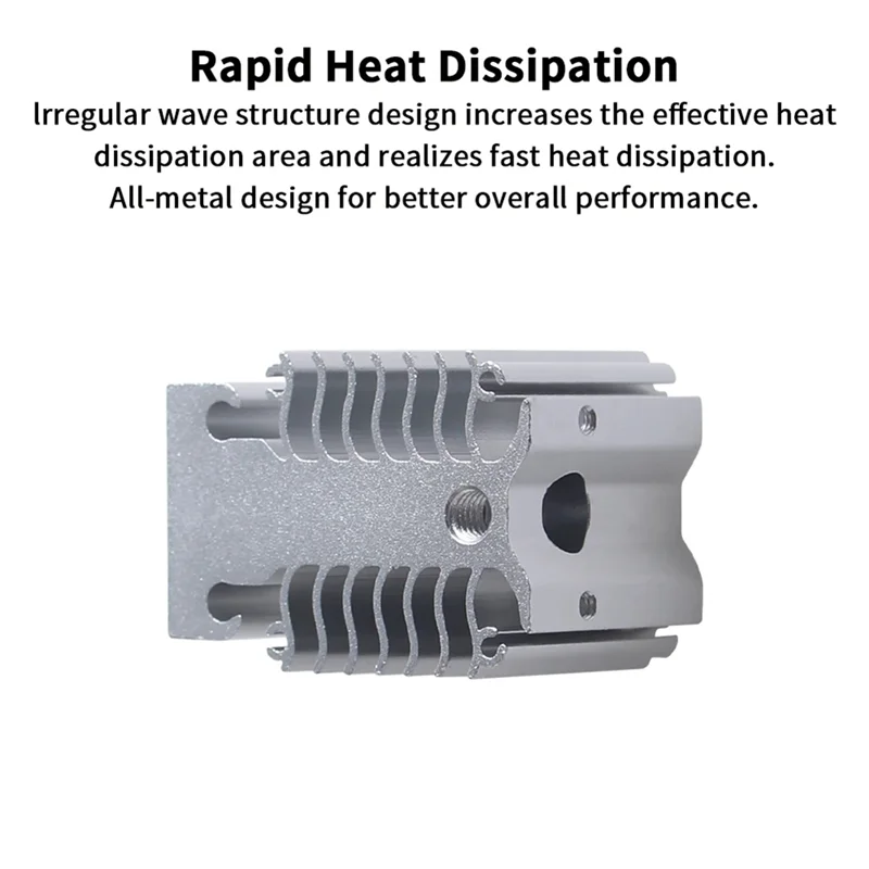 

Для Ender 3 V3 SE/KE радиатор цельнометаллический теплоразрыв для экструдера Hotend быстрое рассеивание тепла для Creality Ender 3