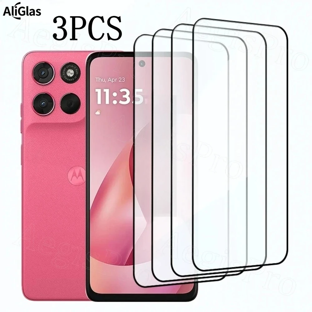 3 قطعة الزجاج المقسى لموتورولا موتو G57 G86 G67 G05 G06 G75 الطاقة لموتورولا موتو إيدج 60 Neo 70 60 الانصهار حامي الشاشة