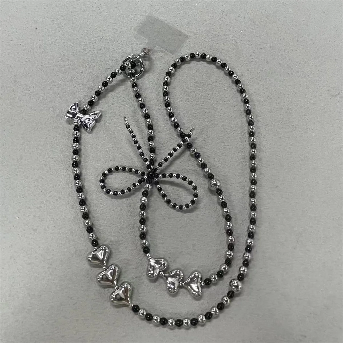Pearl Love Bow Crossbody Bag Replacement Chain Hanging Accessories Versatile Jewelry Phone Hanging Rope Accessories