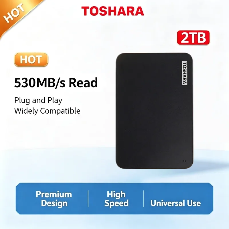 TOSHARA A3 External Hard Disk  USB3.0 Original Portable SSD 1TB 2TB 4TB Portable Hard Drive Storage for Laptop Mac Android