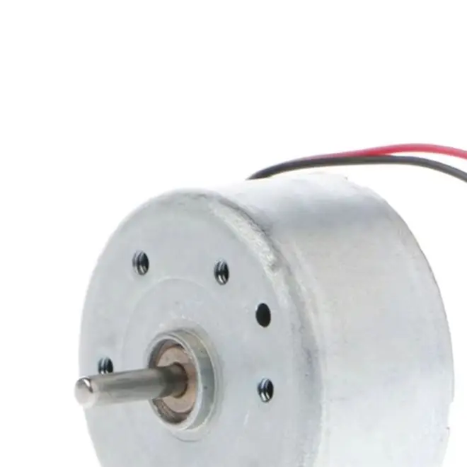 Low Power Consumption DC Motor for Solar Demonstrations 3V 4.5V 5V 6V Range 10.7g cm Stall Torque 120mm Wire Leads