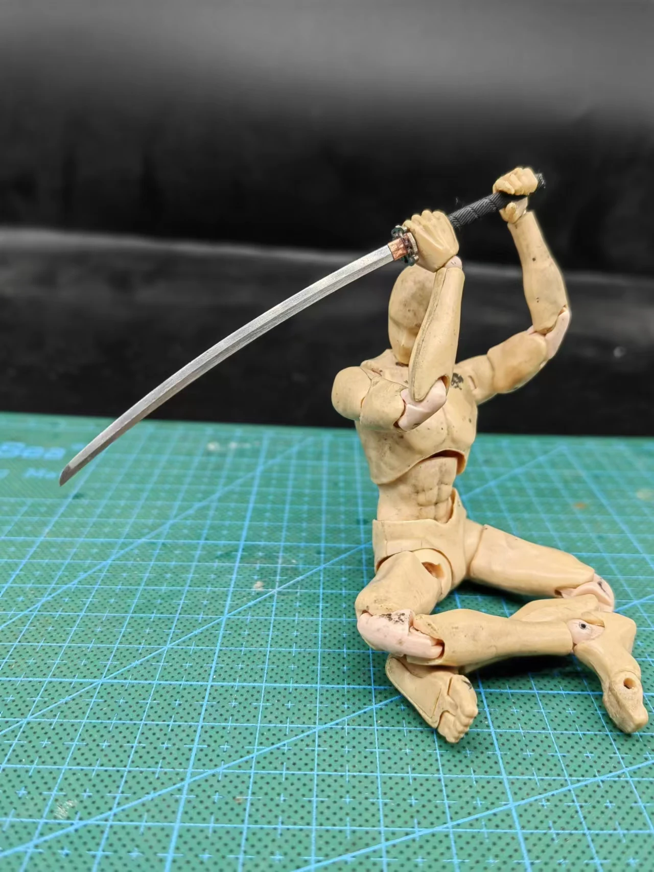 Simplified version KATANA for 6 inches action figure like shf figma 1/12 Metal toy